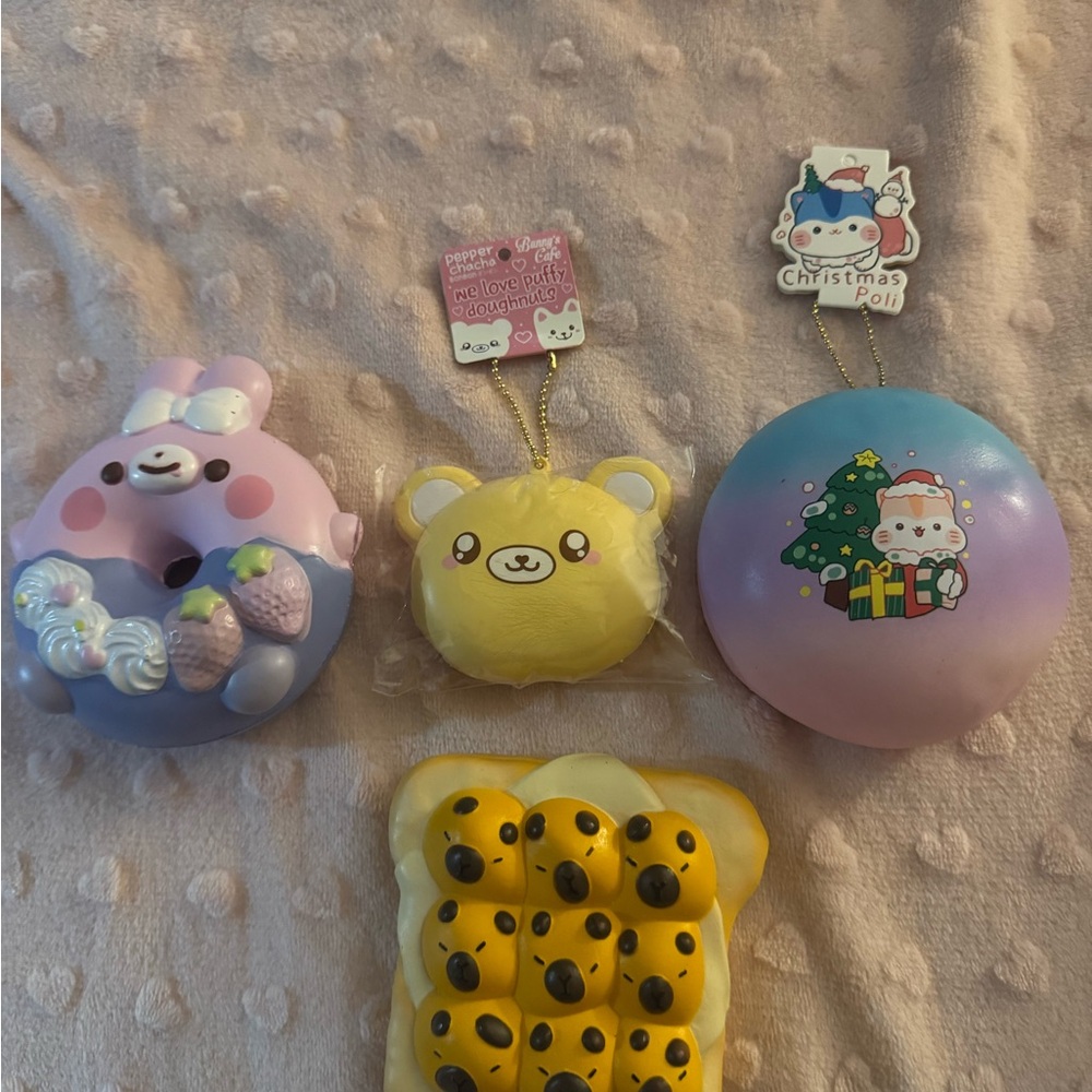 Adorable Multicolor Animal Squishy Set